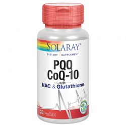 Solaray PQQ CoQ-10 con NAC & Glutation